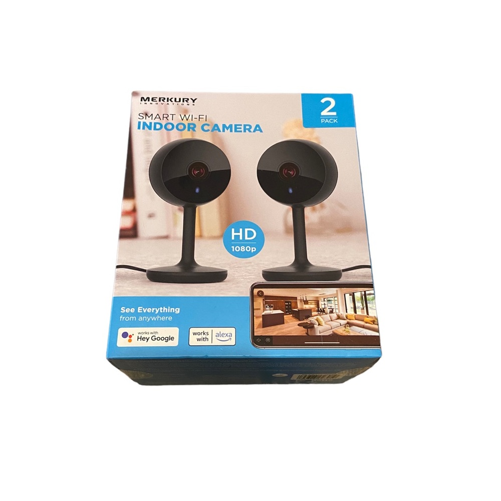 Merkury Indoor Surveillance Security Camera- 2 Pack